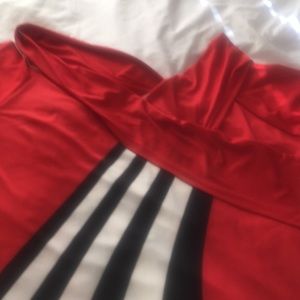 Red,Black, White Tunic
